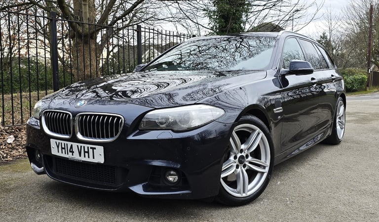 2014 BMW 530D M SPORT ESTATE AUTO + PAN ROOF + LEATHER + MEDIA + 