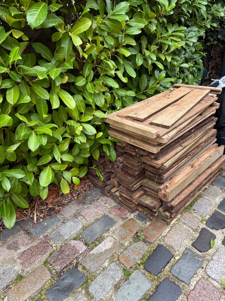 image for FREE used wood boards from old compost bins 