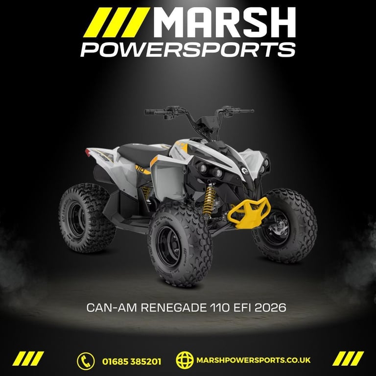 Renegade 110 EFI 2026 Model - Can-am Main Dealer - Reserve NOW