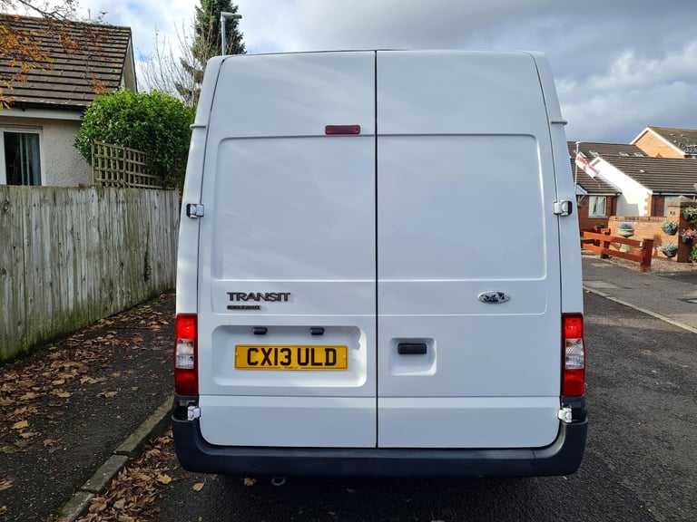 Truly Outstanding 2013 Ford Transit Short Wheel Base Semi High Roof Side Loading Door