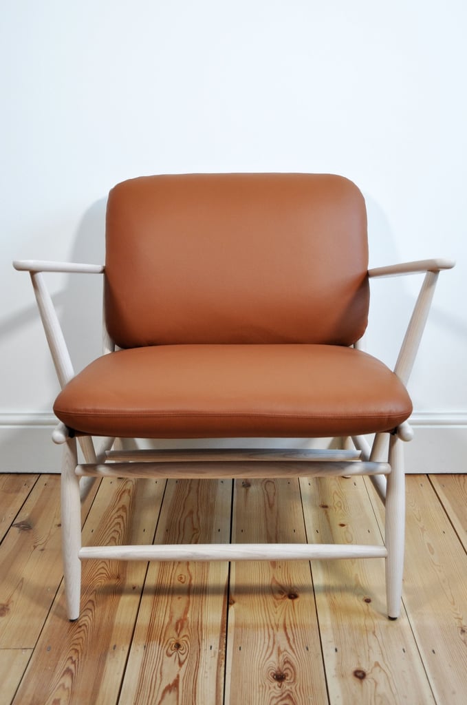 NEW Ercol Von Ash and Leather Armchair - Brand New - FREE LONDON DELIVERY