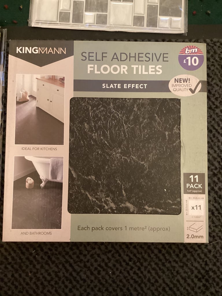 image for Boxes Of Ceramic Floor Tiles Slate Effect 