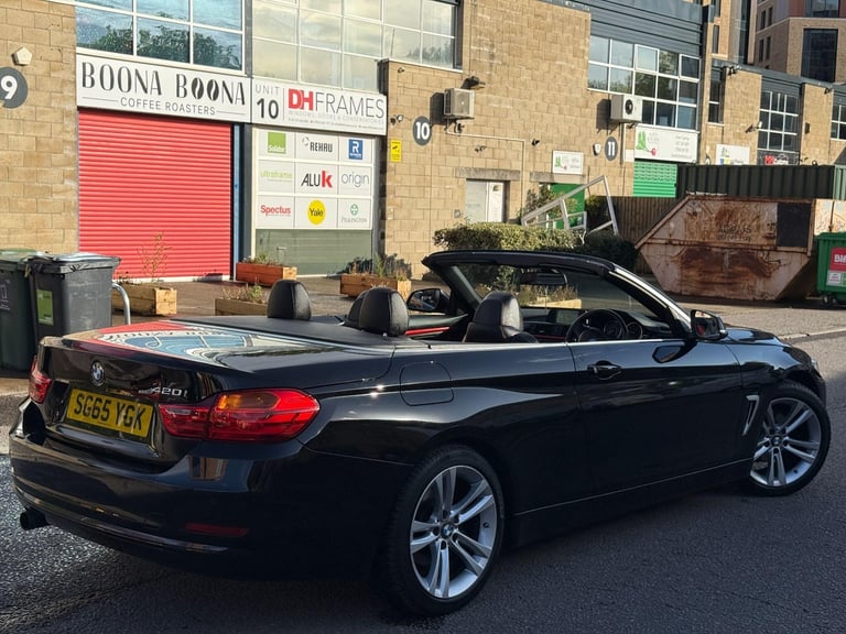 2015 BMW 4 Series 2.0 420i Sport Euro 6 (s/s) 2dr CONVERTIBLE Petrol Manual