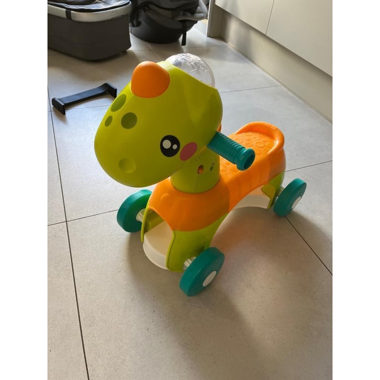 Fisher price dinosaur ride-on toy