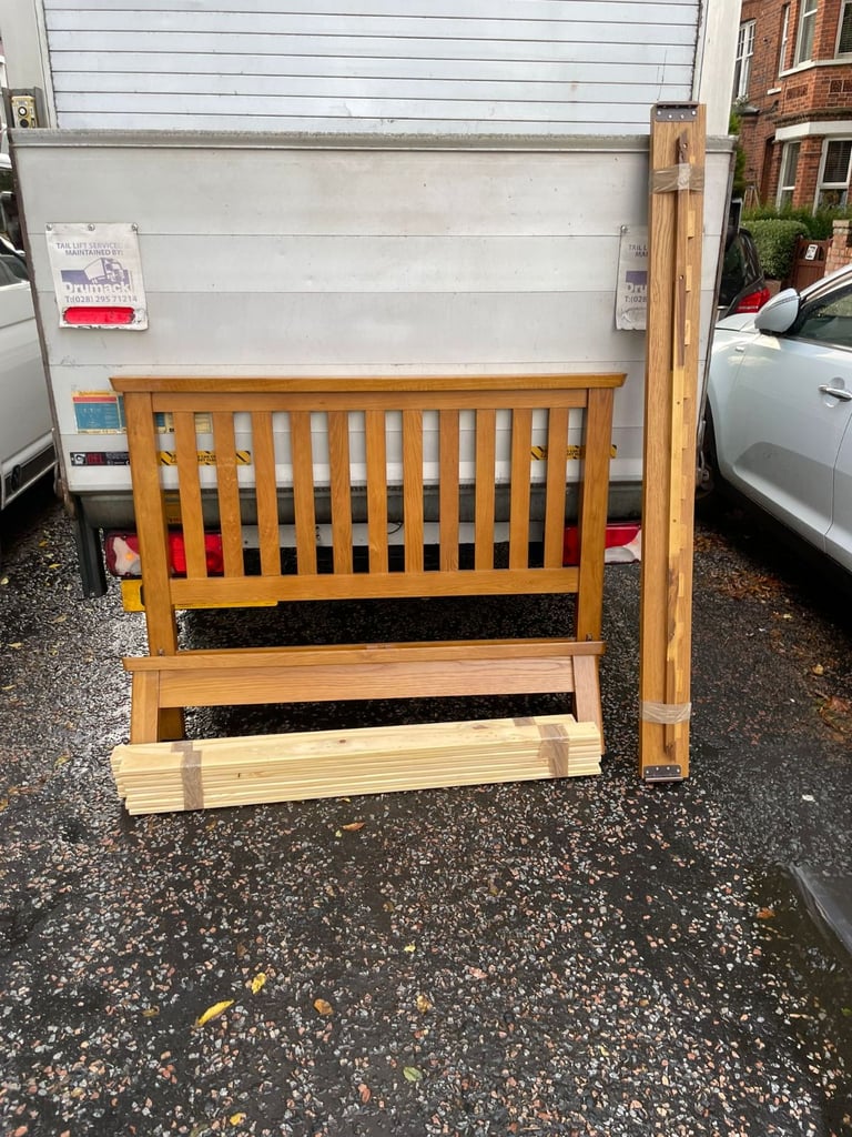 Small double bed frame   £95  We can supply a brand new matress 4 this at the right right money
