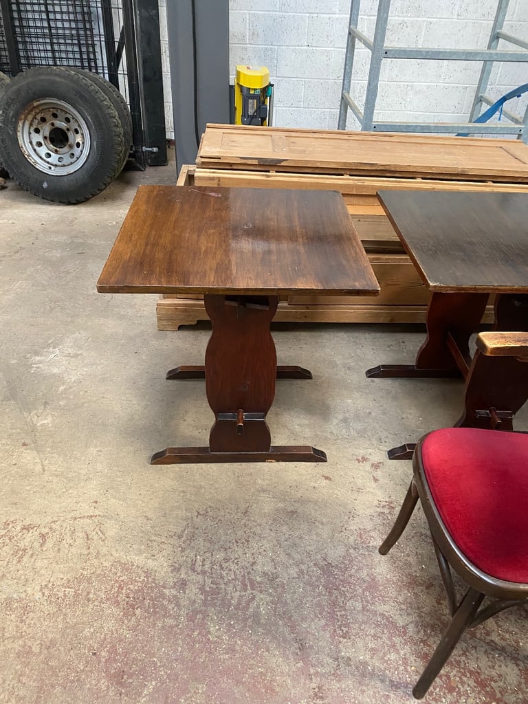 PUB/RESTAURANT TABLES , 69Cm X 69Cm ,EX PUBLIC HOUSE ,IDEAL XMAS SEATING,LOCAL DELIVERY