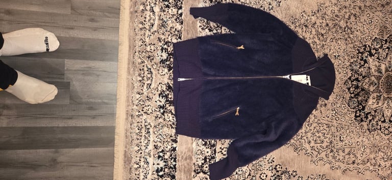 image for Patrizia Pepe “Ria” Cardigan – Navy Blue (BNWT, RRP £345)