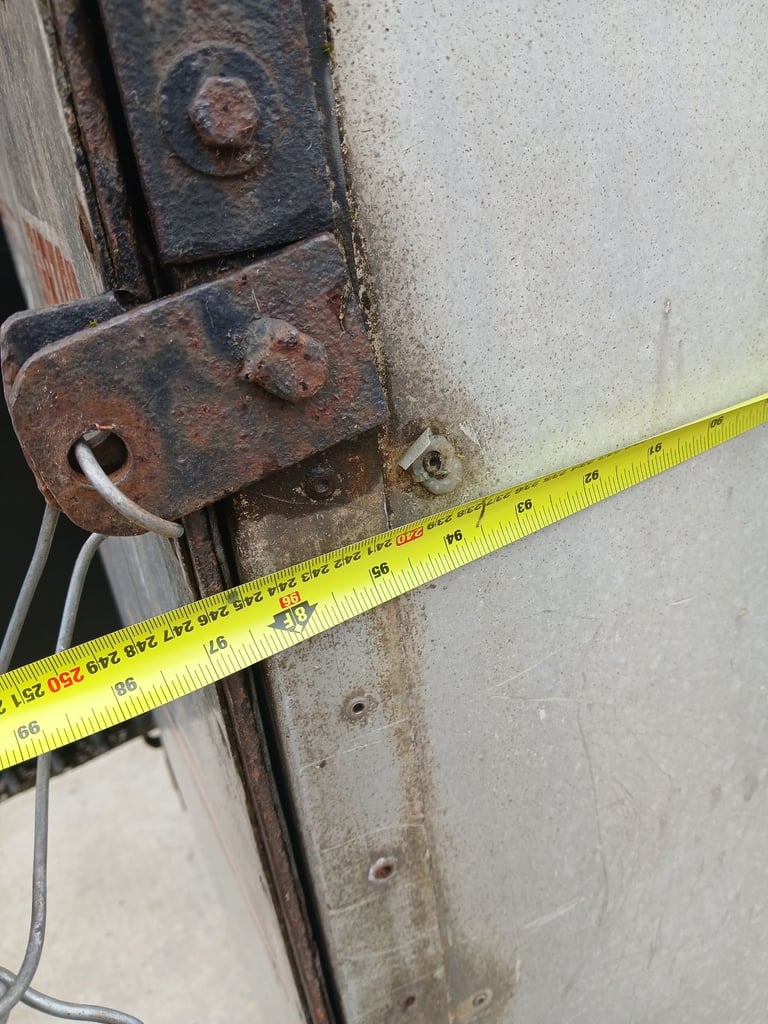 Metal indespension box trailer with rear ramp for sale