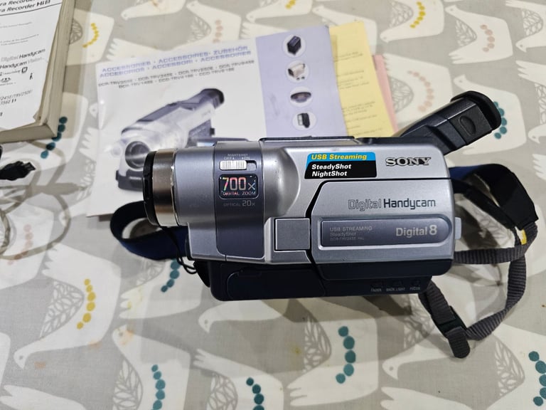 image for Sony Handycam DCR-TRV245E Camcorder NightShot Digital8 Tape Camera