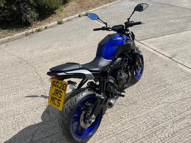 2020 20 YAMAHA MT07 ABS MT-07 MT 07 700cc ROADSTER NAKED - FSH BLUE