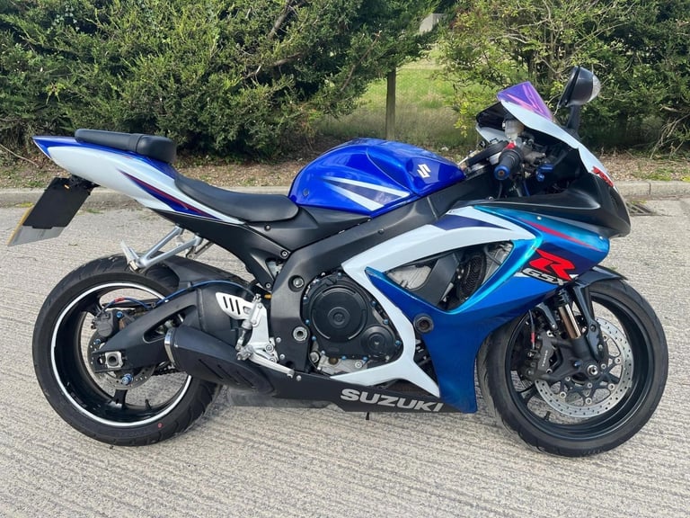 2007 07 SUZUKI GSXR 750 K7 GSXR750 BLUE SPORTS SUPERSPORT
