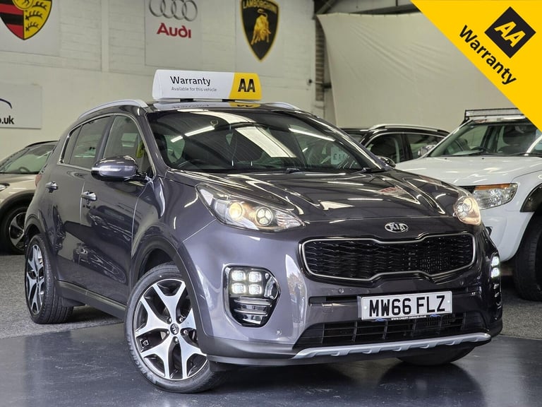 KIA SPORTAGE 2.0 CRDi GT-Line Diesel 2016+AUTOMATIC+1OWNER+SATNAV+R-CAM+SENSORS!