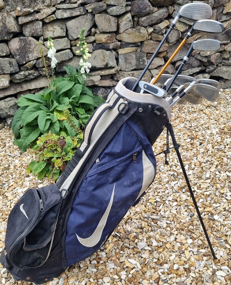 Taylor Made, Nike, Benross, Ben Sayers, Royal 3-SW, Dunlop putter, NIKE stand-bag & EXTRA's