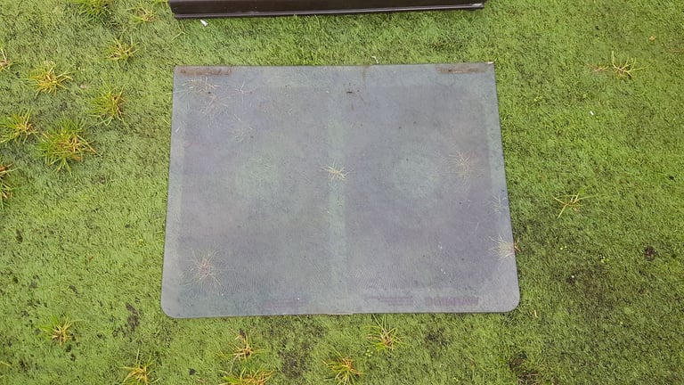 Glass hob lid / cover for camper caravan motorhome or boat.