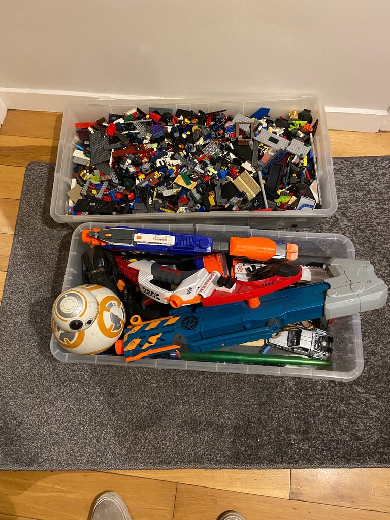 Lego and nerf guns