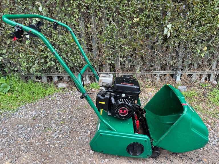 image for Kawasaki Suffolk punch 14sk petrol cylinder mower good working order 