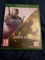 The witcher 111 wild hunt and dark souls 111 