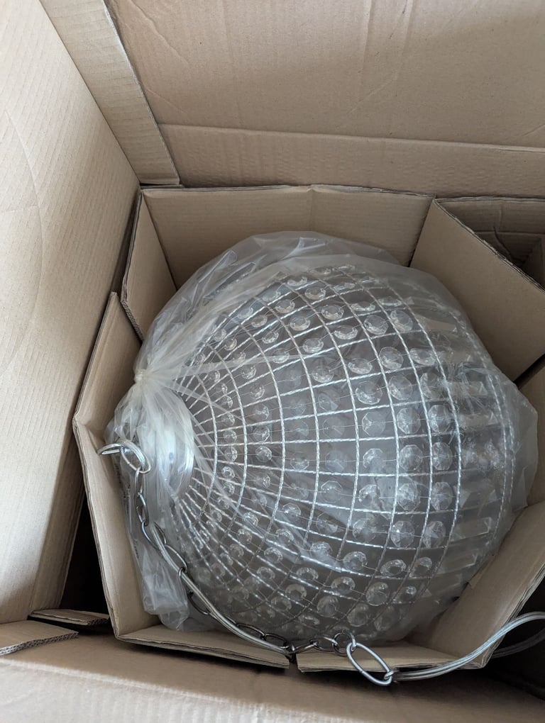 Ceiling light crystal ball