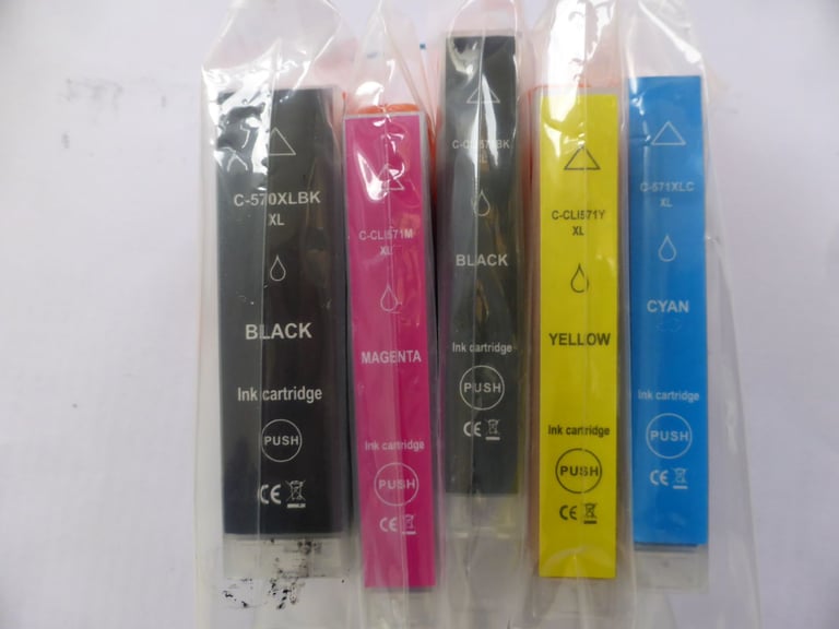 Compatible Canon 571/570 Inkjet Cartridges 