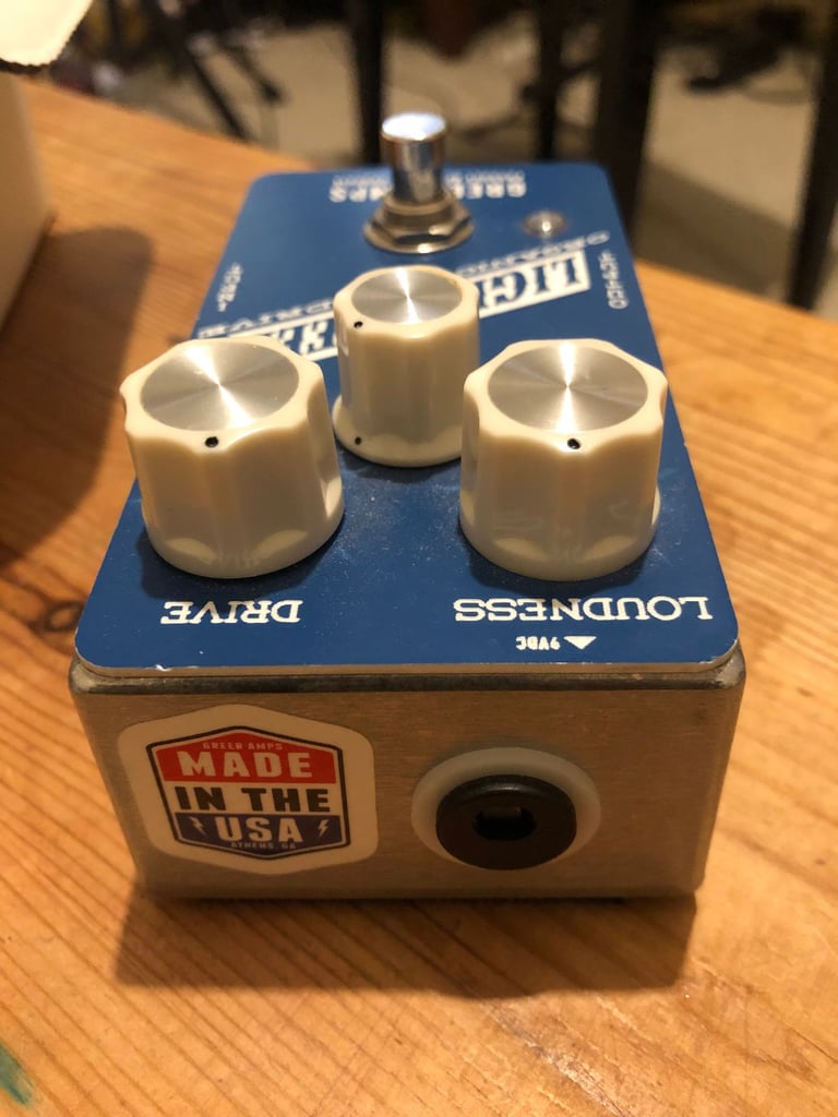 Greer Amps Lightspeed Organic Overdrive pedal