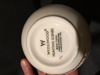 Wedgwood Hunting Scenes Bowl and Vase
