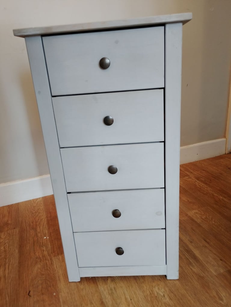 image for Wooden 5 drawer chest of drawers