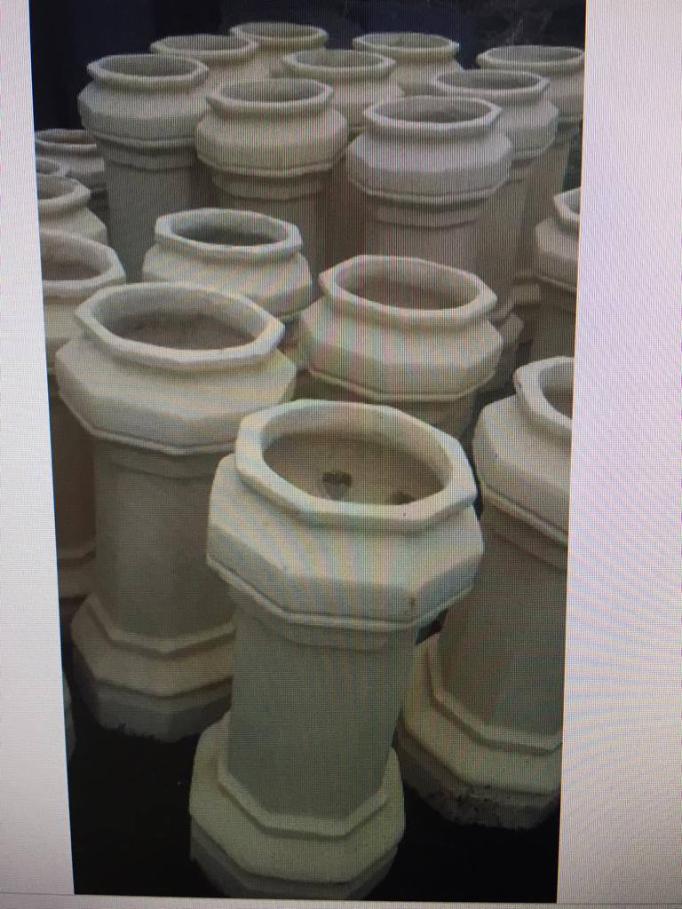 Bangor Blue slates chimney pot's granite step kerbs scill cobblestone roof ridge floor tiles  