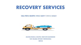 image for recovery service Walsall Wolverhampton Birmingham £40