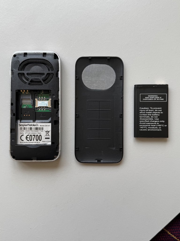 📞 Simple Mobile Senior/Kids Cell Phone – Big Buttons, Easy to Use, SOS Emergency Button