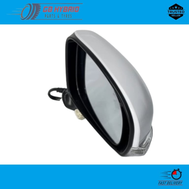 New Toyota Prius Plus 2011-2022 Driver Side Mirror White (Import Model)