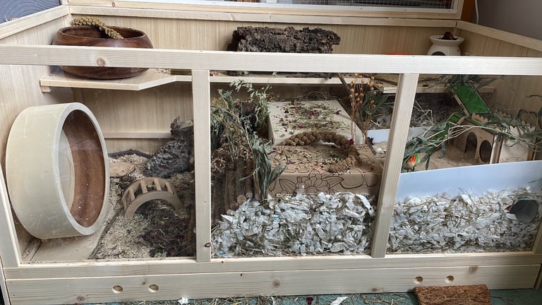 Pawhut hamster cage and lots of accessories for sale