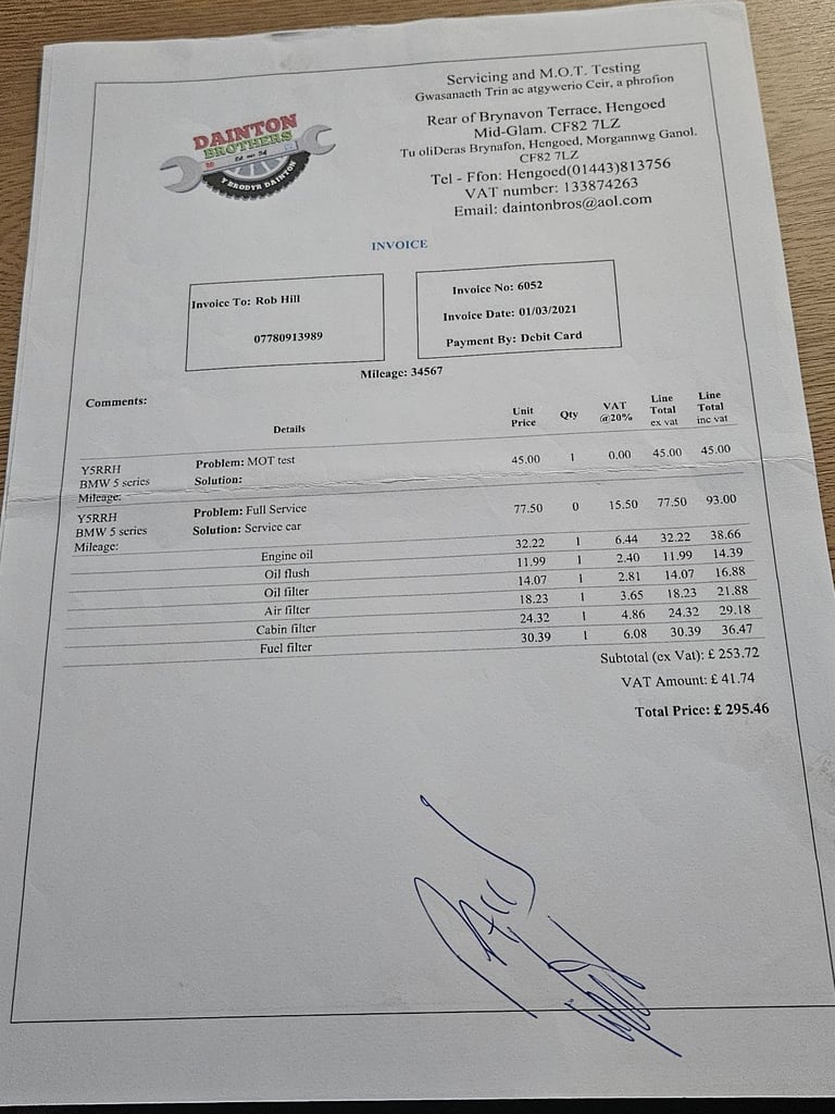 BMW, 5 SERIES, Saloon, 2016, Manual, 1995 (cc), 4 doors