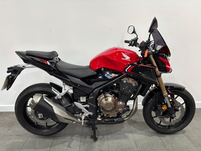 image for 2022 Honda CB500F, 1,622 Miles, Stunning, Heated Grips, Radiator Guard, Hugger