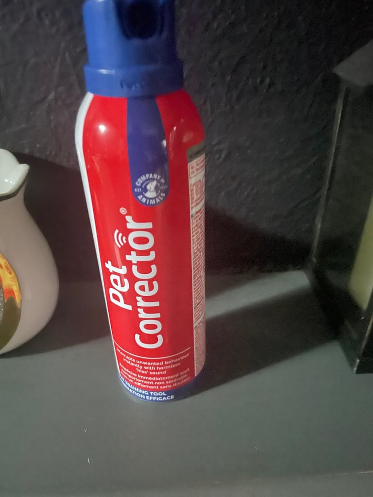 Brand new can of pet corrector spray 