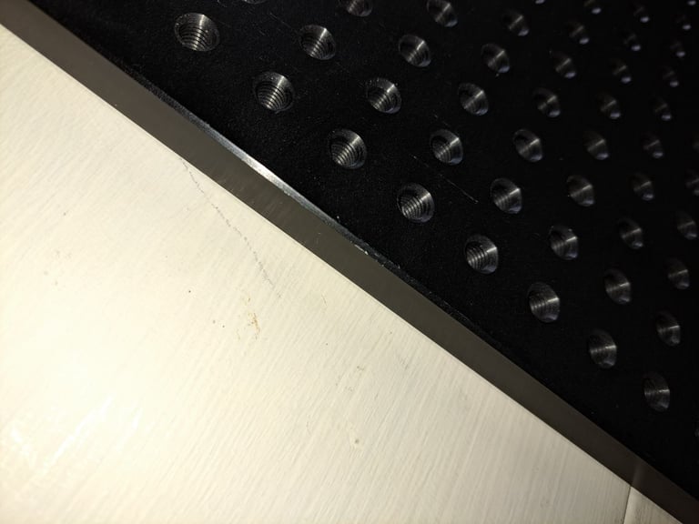 aluminium fixture plate