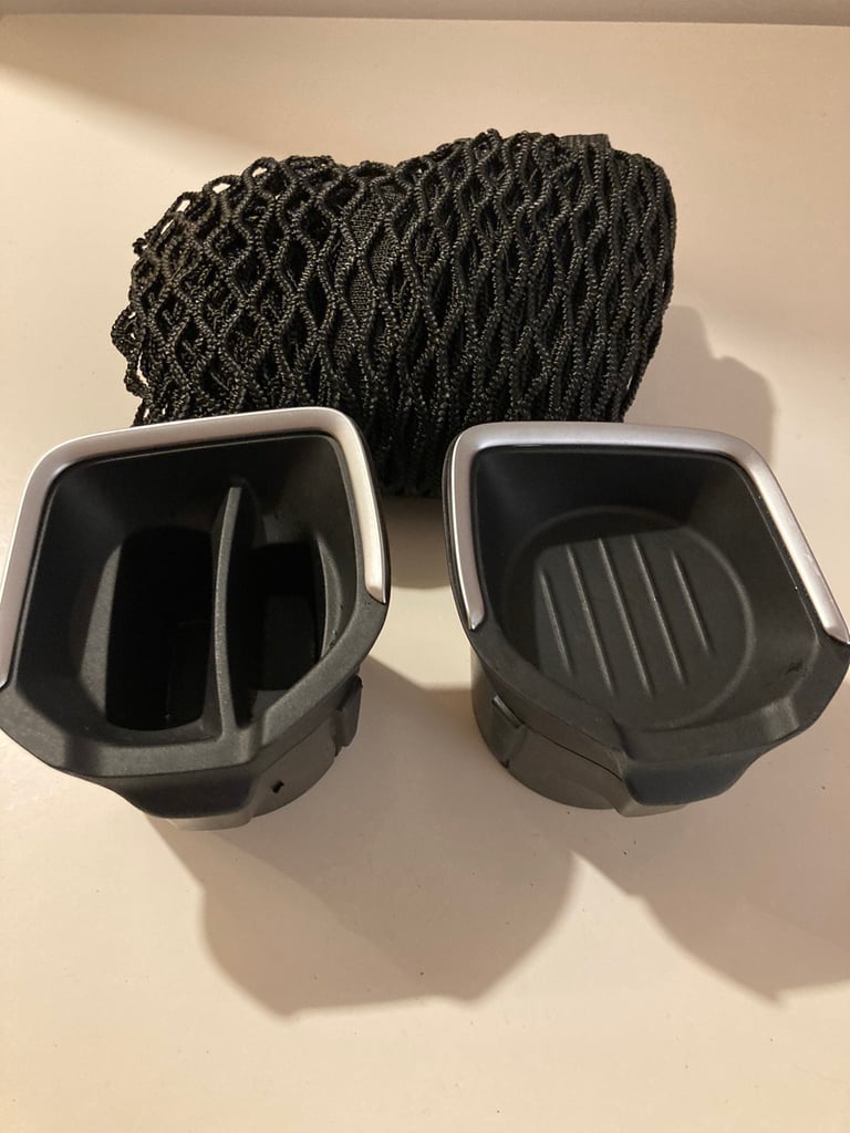 BMW 1 series Cupholder inserts & Cargonet