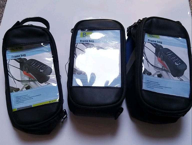 Bike frame pouch holdall