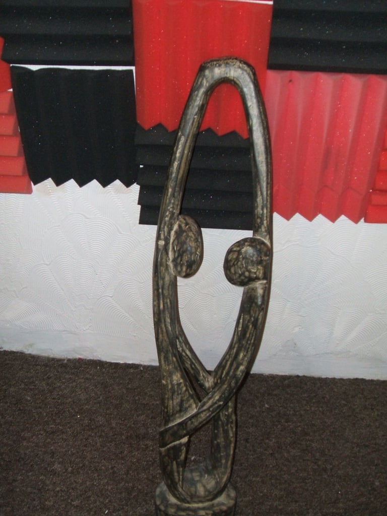 African Ghana wooden ornaments 