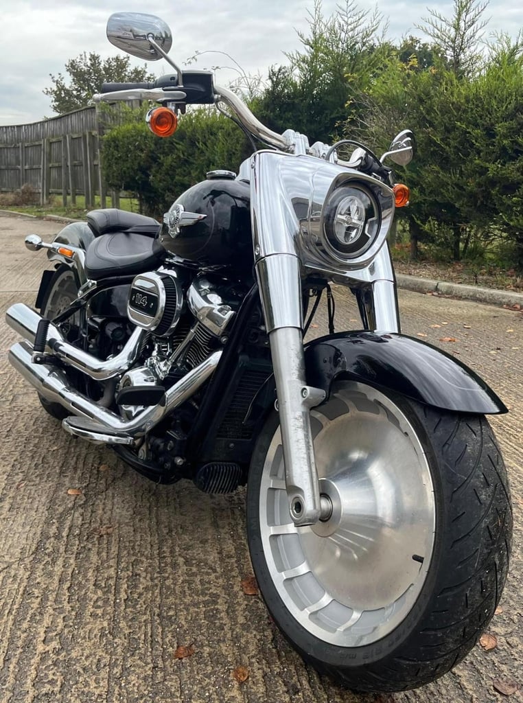 2021 21 HARLEY DAVIDSON FLFBS FATBOY [Phone number removed]BLACK11k MILESCUSTOM CRUISER