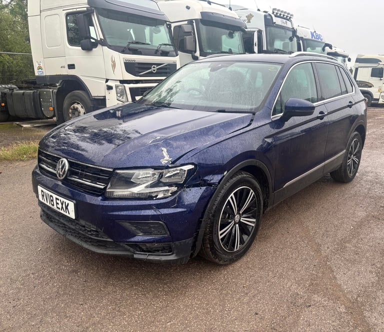 2018 VOLKSWAGEN TIGUAN SE NAV 1.4 PETROL SUV DAMAGED SALVAGE 