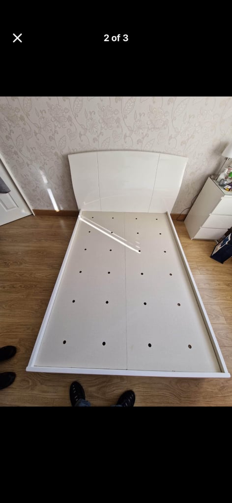 image for High gloss bed frame 