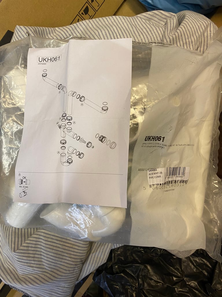 image for Twin under sink waste kit