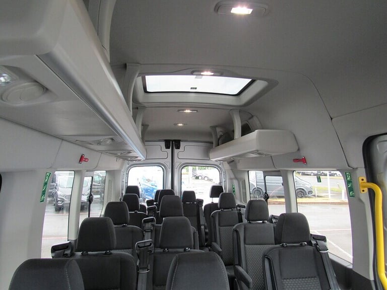 2024 Ford Transit 460 EcoBlue Limited 17 SEATER MINIBUS 165 BHP SAT NAV CAMERA H-SEATS HUGE S Min...