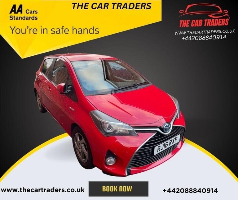 2016 Toyota Yaris 1.5 VVT-h Excel Hatchback 5dr Petrol Hybrid E-CVT Euro 6 (15in Alloy) (101 Hatc...