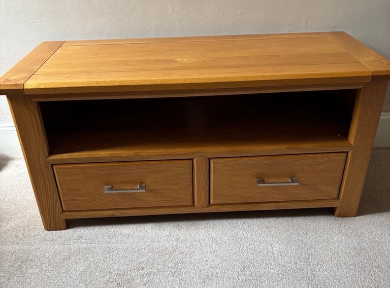 TV Unit - Solid Oak 