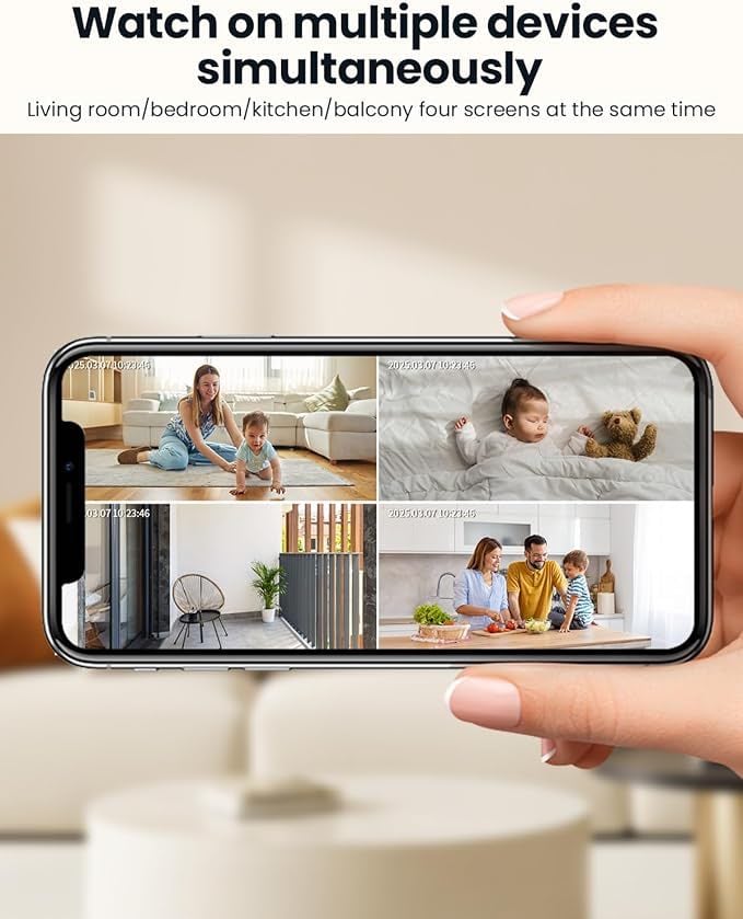 ieGeek 5MP 2.4G/5GHz WiFi Indoor Security Camera