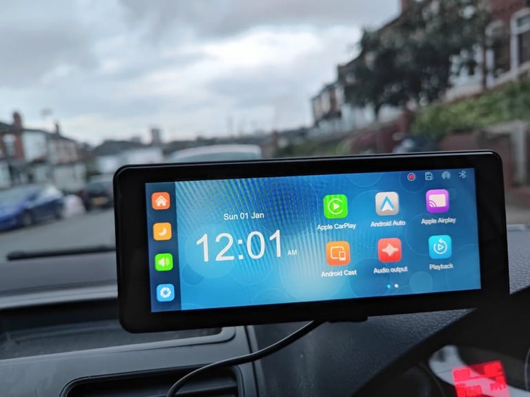 Dash Cam Front and Rear, 4K+1080P Built-in Wi-Fi