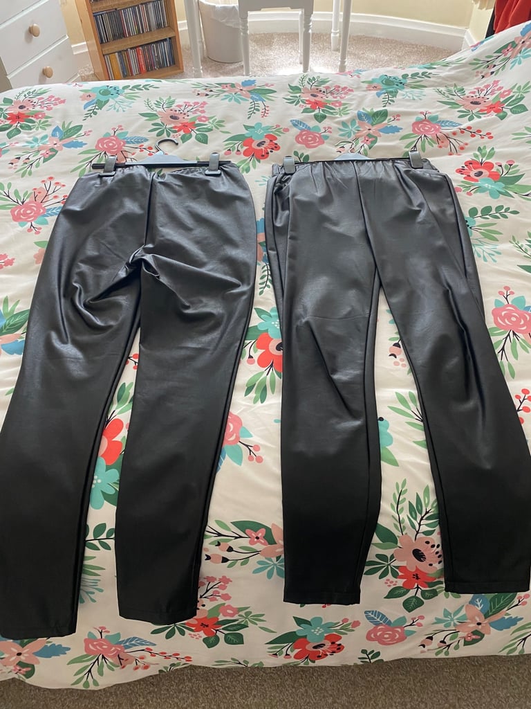 image for faux leather legings