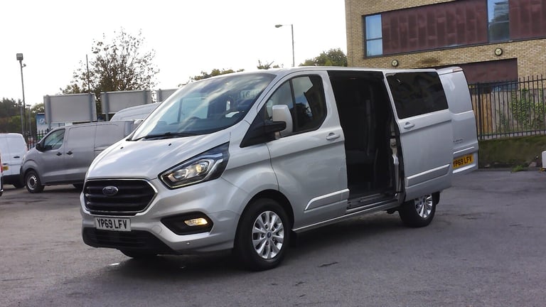 2019 Ford Transit Custom 320 LIMITED L1 SWB 6 SEATER DOUBLE CAB COMBI CREW VAN WITH AIR CONDITION...
