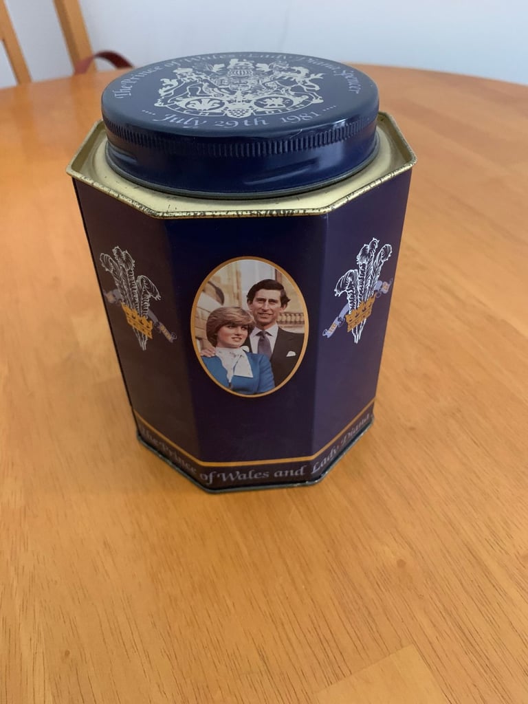 image for Prince Charles And Lady Diana Spencer Wedding, July 29th 1981 Tea Tin